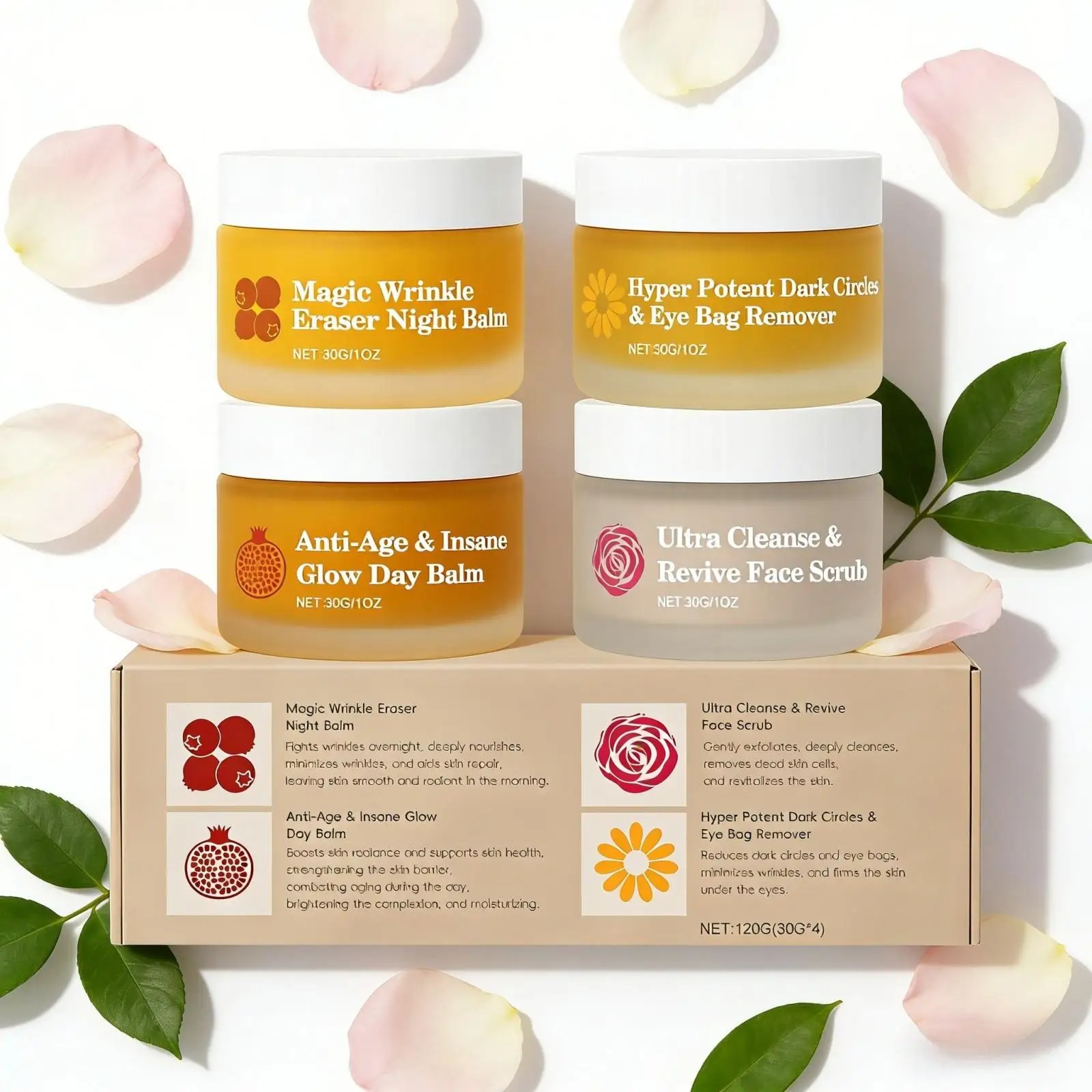 4-In-1 Day & Night Botanical Skincare Set view 4