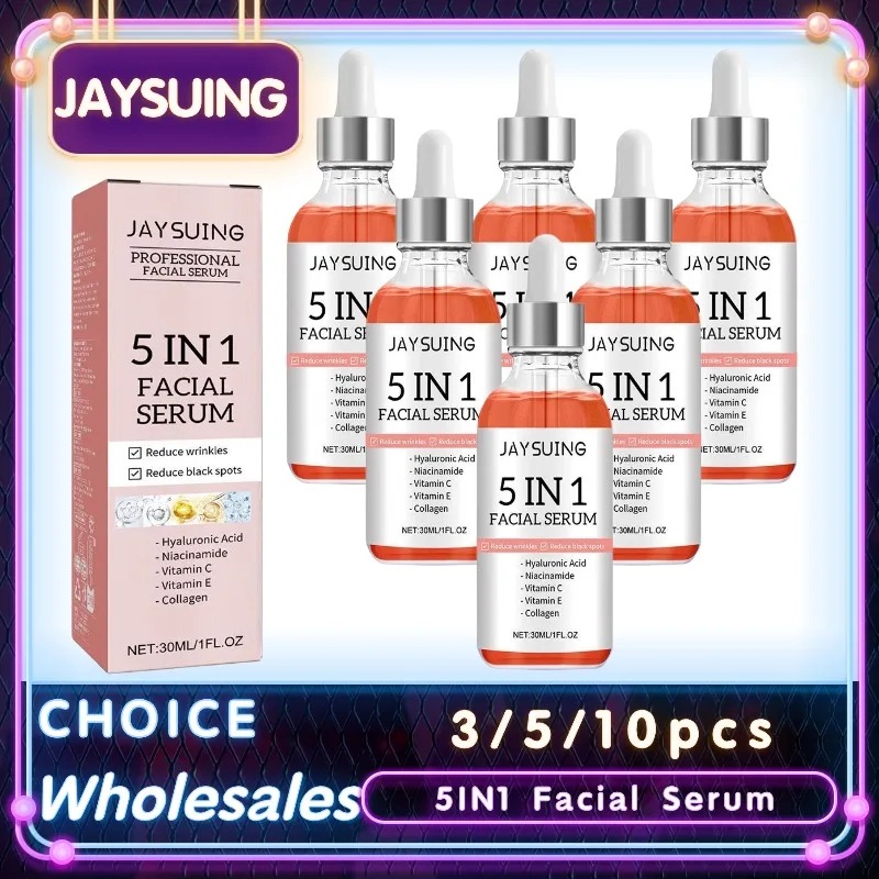 5-in-1 Hyaluronic Acid Face Serum – Vitamin C & Collagen Brightening, Pore Refining & Anti-Aging view 10