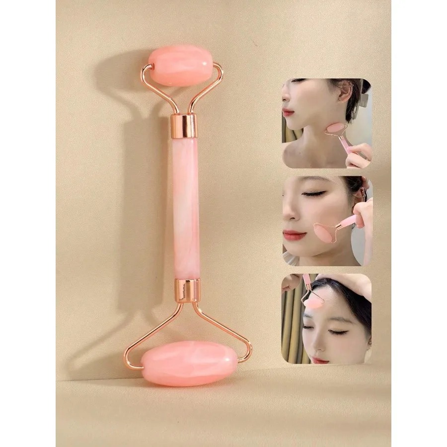 3-Piece Facial Roller & Gua Sha Beauty Massage Set – Jade-Style Face & Body Massager for Lymphatic Drainage, Anti-Aging & Skin Firming view 4