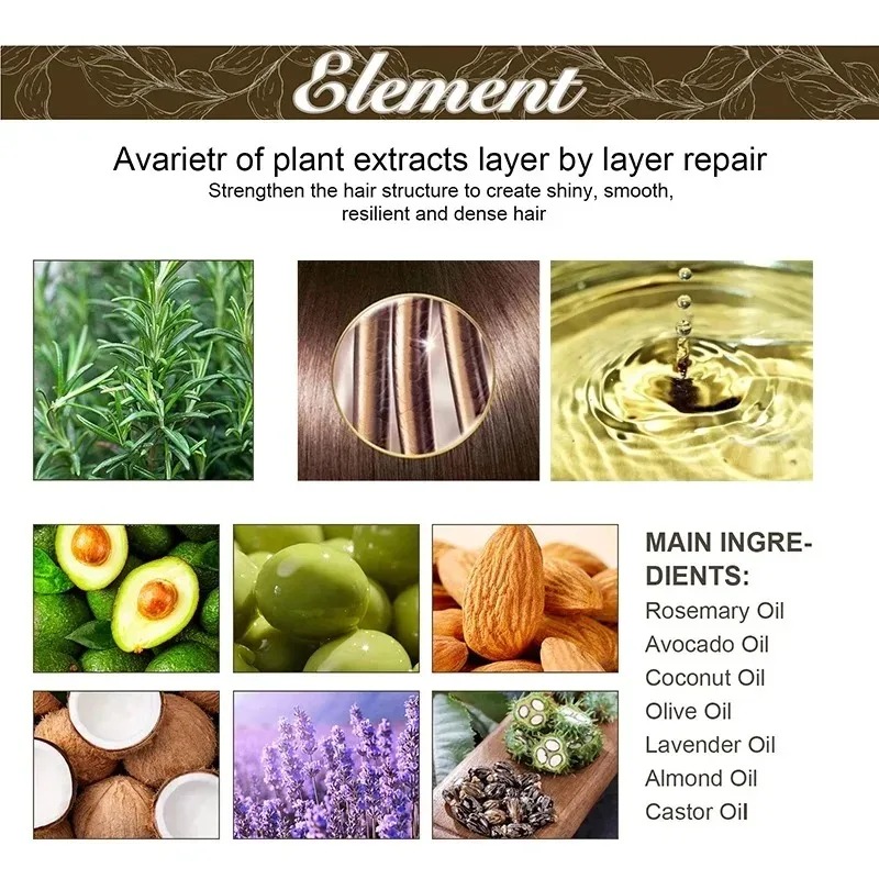 Natural Rosemary Hair Growth Oil – Anti-Hair Loss, Scalp Repair & Fast Regrowth Serum (1/2/3pcs Multi-Packs) view 5