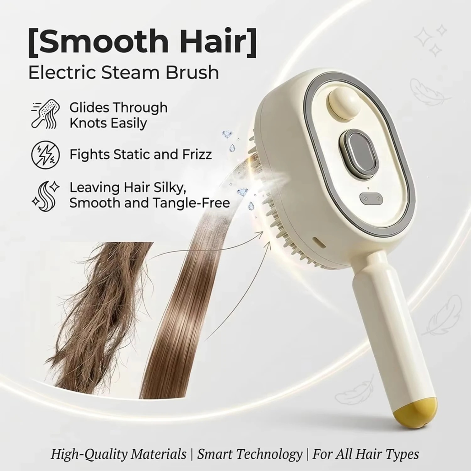 3-in-1 Electric Spray Air Cushion Massage Comb – Self-Cleaning Steam & Essential Oil Scalp Massager for Hair Regrowth & Detangling view 6